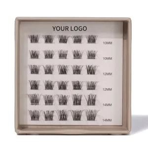 DIY Lash Cluster Natural Segment 3D Lash Cluster Thin Band Individual Lash Extension Kit