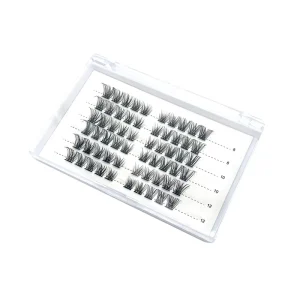 DIY Lash Clusters Private Label Natural Cluster Lashes Ultra Thin Band Custom Lash Cluster Trays