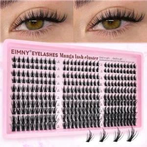 DIY Lash Extension Kit Cluster Lashes 60D 80D D Curl Lash Clusters Book Mix 8 16mm Segmented Clusters Eyelashes Spike