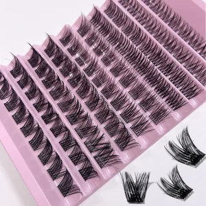 DIY Lash Extension at Home 8mm 16mm Natural Look Daily Makeup Eyelash Extensions Cluster Lash