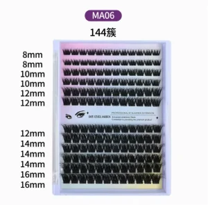 DIY Lash Extensions Cluster Lashes Mega Volume Fluffy False Eyelashes Individual Segment Lashes Reusable