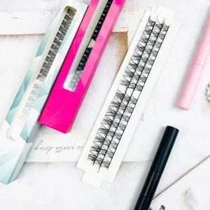 DIY Lash Extensions Precut Segment Eyelashes Custom Clusters