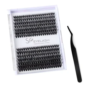 DIY Lash Kit 20D 30D 40D Individual Cluster Silk Lashes
