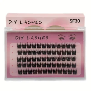 DIY Lashes Cluster New Designs Natural Long Lashes Cruelty-Free False Eyelashes Variety Curling Easy for Makeup
