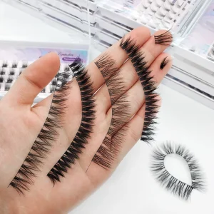 DIY Lashes Segment Wispy Lash Clusters Lashes Individuals Segment DIY Eyelashes