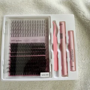 DIY Manga Spike Lashes Wispy Cluster False Eyelashes 30D 60D Fluffy Eye Lash Extensions Kit Mix Cluster Lashes