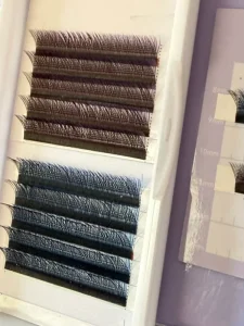 DIY Mix Colored YY Lash Extensions 0.05 0.07 C D Curl Russian Strip Eyelashes Colored Lash Extensions