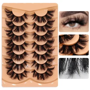 DIY Reusable Whole Strip PBT Cluster Eyelashes Natural Black Handmade Cotton Band 0.07MM Thickness Custom Logo MIZIMO