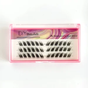 DIY Segment Lashes Natural Individual Cluster Make up Lashes Foxy Winged False Eyelashes Cat Eyes Wispy Lash Clusters