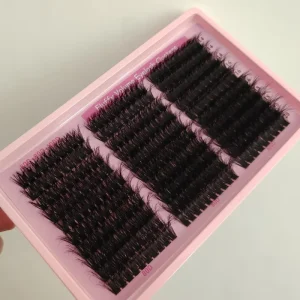 DIY Segmented Cluster Lash Kit Natural Wispy Individual Eyelash Extensions Set Custom Logo