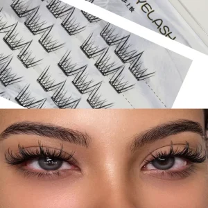 DIY Segmented Cluster Lashes Natural Fluffy False Eyelashes Extensions Customizable Lengths for Makeup Artists