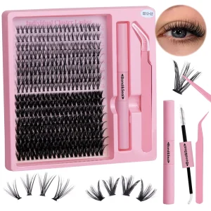 DIY Segmented False Eyelashes Large Capacity 640 Clusters 30D 40D Single Cluster Stage Makeup Extension False Eyelashes