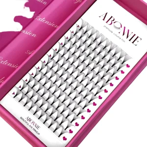 ! DIY Segmented Lashes Kits with Pre Cut Fluffy Eyelashes for Stage Makeup Factory Direct Delivery