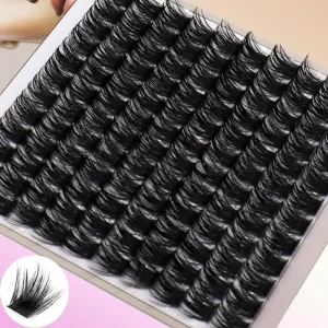 DIY Segmented Natural Wispy Reusable Soft Lightweight Individual Cluster False Eyelashes