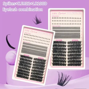DIY Spiky Manga Cluster Lash Mix Individual Eyelash Extensions Kit Natural Wispy Volume Lashes Supplier