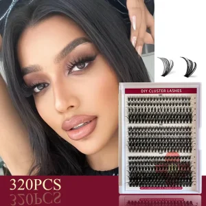 DIY [Spot Goods] Eyelash Book Large Capacity False Eyelashes 30D 40D 50D Eyelashes Mixed Pack Cluster 640 Cluster