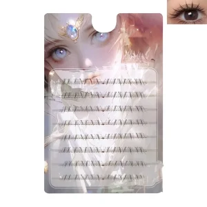 DIY Under Lashes False Eyelashes 5 7mm Mixed Black 0.05mm Thin Stem C Curl Natural Looking Bottom Lash For Women