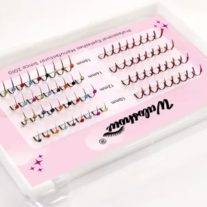 DIY lashes Flyffy cluster lash kit DIY eyelashes DIY lash extension