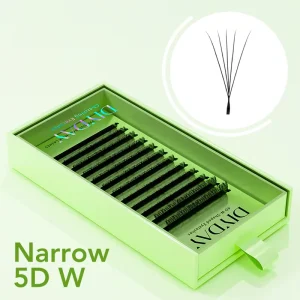 DIYDAY 0.07Thickness C D Curl Narrow 5DW Extensiones De Pestaas for Lashes