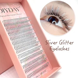 DIYDAY Christmas Volume Individual Premade Volume Fans Color Cluster Lashes