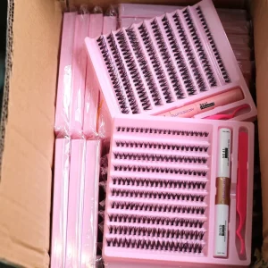 新设计DIY睫毛簇套件自有品牌DIY睫毛延伸套件睫毛簇