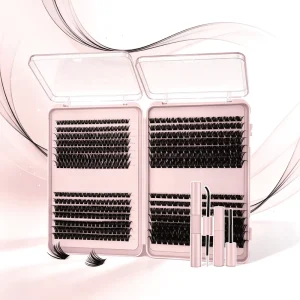 Daily Natural Look Segmented Lash Extension 20D 30D Density Mixed Size Lightweight Waterproof Self Grafting Cluster Eyelashes