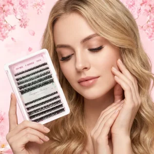 Daily Wear DIY Cluster Lashes Individual Segments Eyelash Extension Kit Cluster Lashes Custom Logo