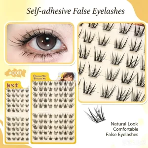 Dancing Princess Self Adhesive Eyelashes Natural Comfortable Glue Free False Lashes QQH SSXL Styles for Quick Makeup