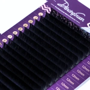 DancingSwan Easy Fans Lashes Extensions 0.05 0.07 C D Curl Mix 6 18mm Auto Fanning Volume Eyelashes Professional False Eyelashes