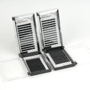 Dark Matte Black 0.05 Volume Lash Extension Trays Soft Cashmere Individual Eyelash Extension