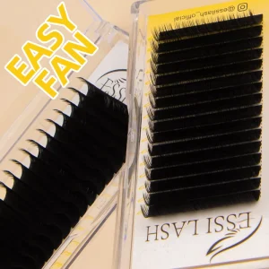 Dark Matte Black Cashmere Silk Lash Extensions Private Label Individual Makeup Sets Eyelashes Extensions