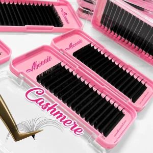 Dark Matte Black Individual Eyelash Extension Trays Cashmere J B LC LD Curl Silk Lash Extension Trays