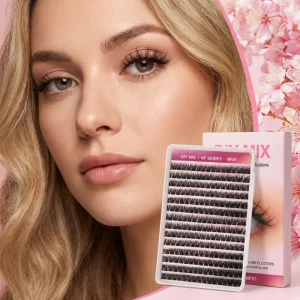 Deep C D Curl Volume DIY Lashes Extensions Individual Cluster Eyelashes Lashes Custom Logo