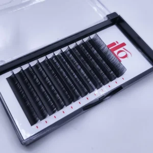 Deep Dark Fluffy Matte Black 0.03mm CC D Curl Volume Lash Extension Mega Volume Single Eyelashes Cashmere Eyelash Extension