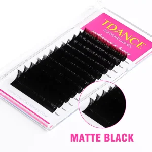 Deep Dark Matte Black 0.03 0.05 0.07 Cashmere Volume Lash Extension Tray Private Label Vegan Cruelty Free BC LC Custom