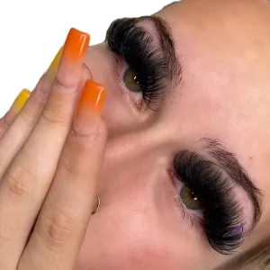 Deep Dark Matte Black 0.03 0.05 0.07 Synthetic Volume Lash Extension Tray 3D Natural Handmade Double Heated Individual Vegan