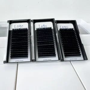 Densely Packed Individual Lash Extensions Pointy Base Professional Lashes for Eyelash Salons