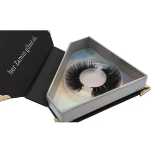 Diamond Box 100% 3D Mink Eyelashes Glossy & Durable for Full Strip Lashes Cruelty Free with Custom Packaging Vendor