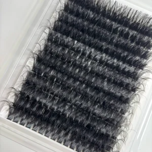Direct Factory Spike Lash Clusters D Curl Faux Mink Matching Bottom Lashes Custom Private Packaging OEM