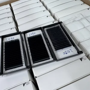 Direct Supply Advanced PBT Flat Eyelash Extension 0.15mm CC Curl Classic Flat Lashes Professional Ellipse Flat Eyelashes