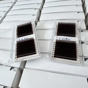 Direct Supply Neat Root Individual Lash Extensions Deep Black Easy Fan Lash Tray for Professional Eyelash Salon