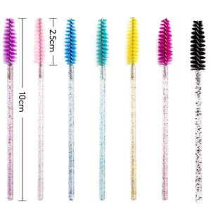 Disposable Nylon Glitter Lashwands Mascara Wand Applicator Premium Quality for Beauty Care