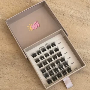 自有品牌 Diy 眼睫毛延伸 仿貂皮 超薄透明带软套件 睫毛延伸簇貂皮睫毛