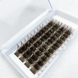 Diy Cluster Brown Lashes with Custom Services DIY Eyelash Extension Colored Cluster Lashes