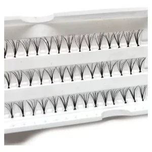 Diy Cluster Cluster Lashes Tray Knot Free 60 Individual Flare Eyelashes in 8 10 12 14 16 mm Sizes Made of Synthetic Hair