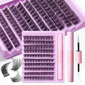 Diy Eyelash Extention d Curl Mink Lashes Eyelash Curler Custom logo Vegan Colorful Lashes