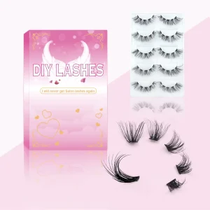 Diy Lash Extensions Segmented Ribbon Thin Band Segmented Lash Cluster Eye Lashes
