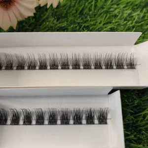 Diy Lash Extensions Small Cluster Natural False Eyelashes Wispy Fluffy Grafting Segmented Cluster Lash Bond and Seal
