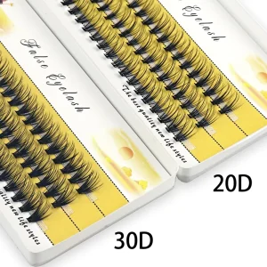 Diy Lashes 10D 20D Custom Eyelash Individual Eyelashes 30D 40D Segmented Lash Extensions Cluster Lashes