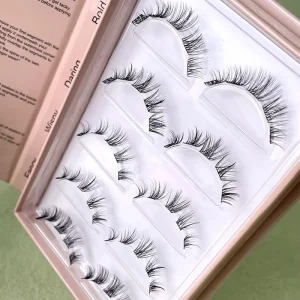 Diy Lashes Private Label Eyelash Clusters 3d Faux Mink Silk Segmented Pre cut Segmented Lash Extensions
